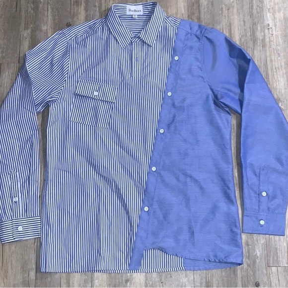 STRIPED DRESSING SHIRT - Picture 1 of 2